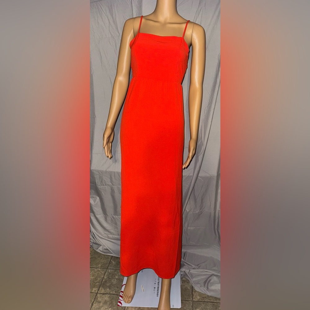 Monteau Red Maxi Dress